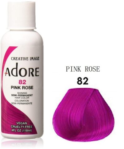 Adore Semi Permanent Haar kleur 118ml Pink Rose 82