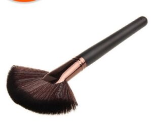 Fan Brush-champagne gold