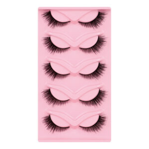 Fox Type Oblique Flying False Eyelashes Inclined model - 5 pairs - XF36-5