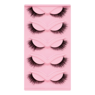 Fox Type Oblique Flying False Eyelashes Inclined model - 5 pairs - XF36-5
