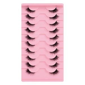 Fox Type Oblique Flying False Eyelashes Half-eye model-10 pairs-BY01