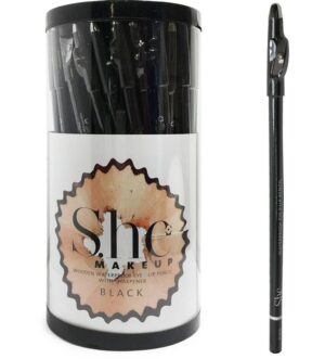 S.he Makeup Black Eyeliner Pencil