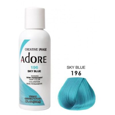 Adore Semi Permanent Haar kleur 118ml Sky Blue 196