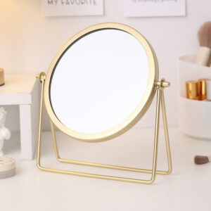 Desktop Makeup Mirror-Bracket type-gold