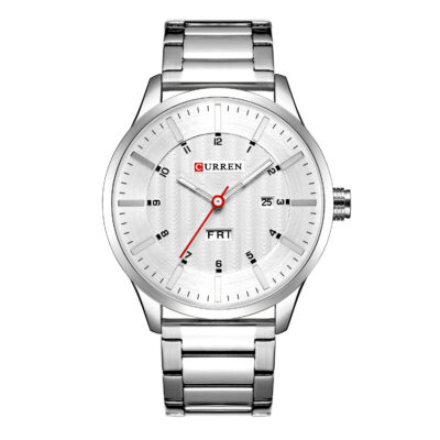 O1CN01HXCevP1Bs2uvomYDC_!!0-0-cib Men's Curren Watch-white shell white