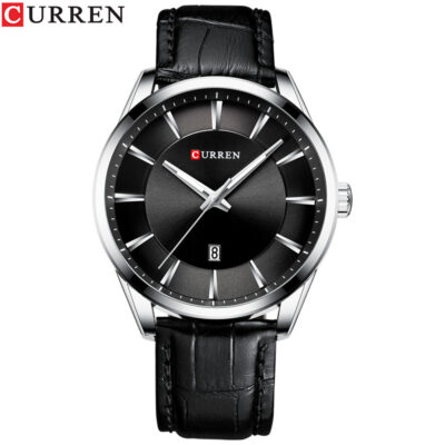 O1CN01WN50yq1Bs2rx2PTBW_!!0-0-cib Men's Curren Watch-white shell black