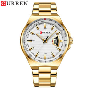 O1CN01d2aQ0p1Bs2sNy6n1B_!!0-0-cib Men's Curren Watch-gold shell white
