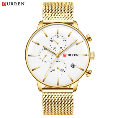 O1CN01uW2gD71Bs2sC4n7Uv_!!0-0-cib Men's Curren Watch-gold shell white