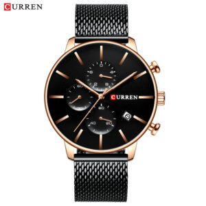 O1CN01v1wQgj1Bs2rYC6EMc_!!0-0-cib Men's Curren Watch-rose shell black