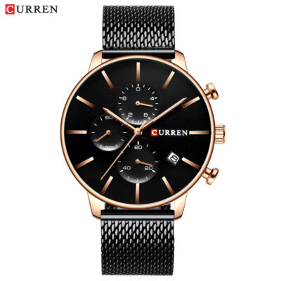 O1CN01v1wQgj1Bs2rYC6EMc_!!0-0-cib Men's Curren Watch-rose shell black
