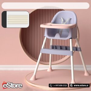 Baby Dining Chair-[Pink and Purple] Height adjustable