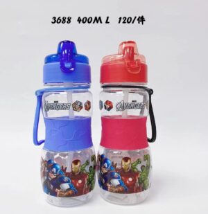 Cartoon Straw Cups-Avengers Blue 350ML