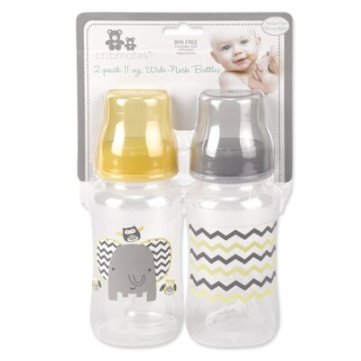 Cribmates 2 Pack 11oz Wide Neck Bottles-CM49202