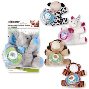 Cribmates Plush Pacifier Holder And Pacifier-CM8669