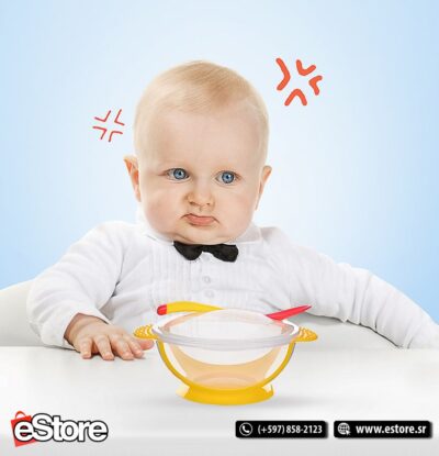 Baby Bowl Set-pink (bowl+lid+spoon)