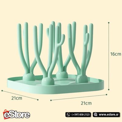 Baby Pacifier Bottle Drain Rack-pink