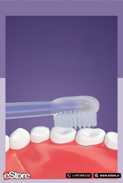 3pcs/set Newborn Baby Brushing Teeth-nano silver