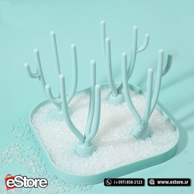 Baby Pacifier Bottle Drain Rack-pink