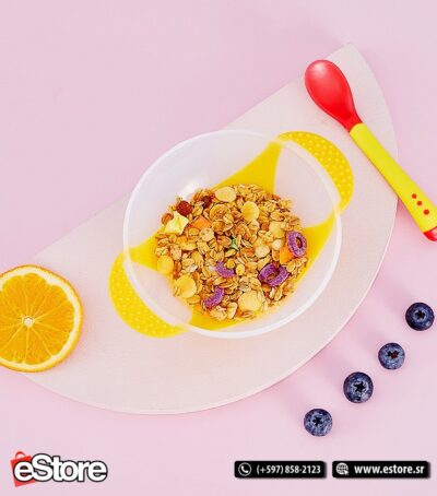 Baby Bowl Set-pink (bowl+lid+spoon)