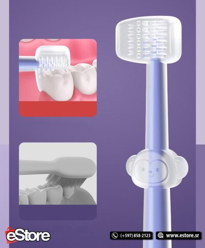 3pcs/set Newborn Baby Brushing Teeth-nano silver