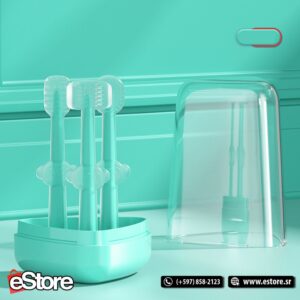 3pcs/set Newborn Baby Brushing Teeth-blue