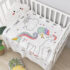 Infant And Toddler Blanket-Single flower rainbow