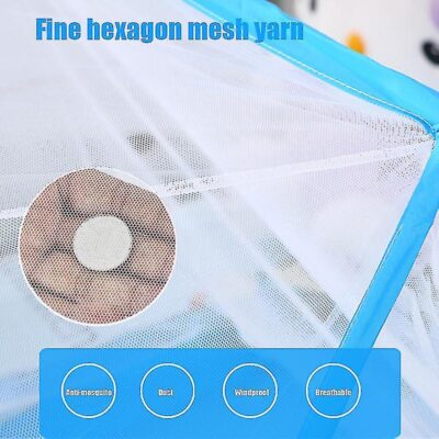 Baby / Peuter Klamboe (insect stopper) Blauw