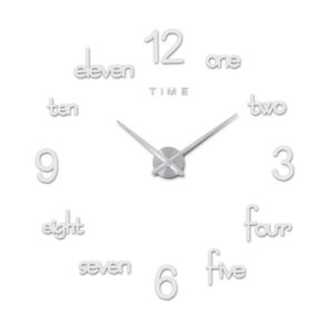 DIY Wall Clock-Silver L185