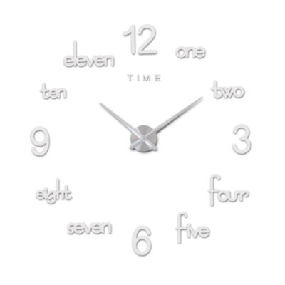 DIY Wall Clock-Silver L185