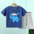 Short Sleeve Summer Clothes-elephant cloud