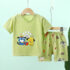 Short Sleeve Summer Clothes-blue