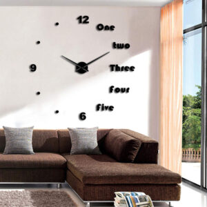 DIY Wall Clock-Black L009