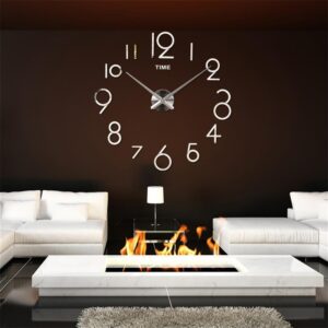 DIY Wall Clock-Silver L013