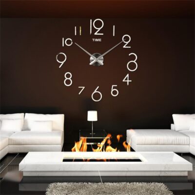 DIY Wall Clock-Silver L013