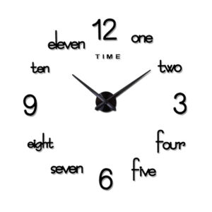 DIY Wall Clock-Black L185