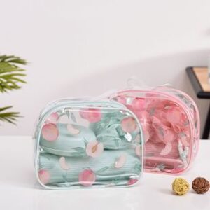 Transparent PVC Waterproof Toiletry Bag-Emerald
