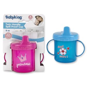 Babyking Twin Handle Spill Proof Cup-#BK17542