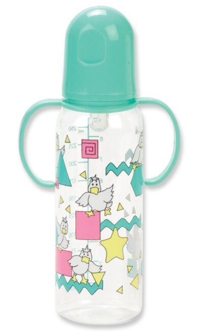 Babyking 9oz Printed Handle Nurser Bottle BPA Free-#BK31200