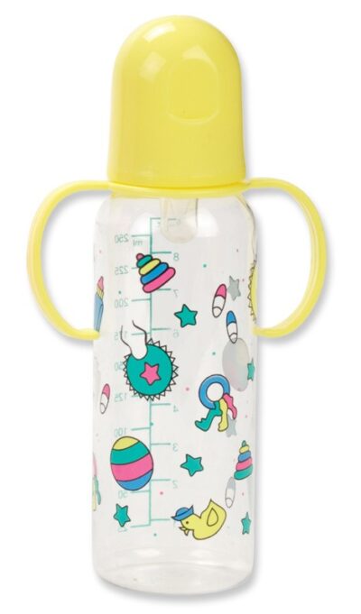 Babyking 9oz Printed Handle Nurser Bottle BPA Free-#BK31200
