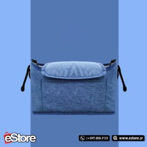 Baby Stroller Bag-Linen blue bag (shoulder strap included)