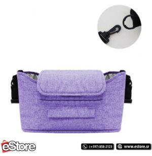 Baby Stroller Bag-Upgraded linen purple bag