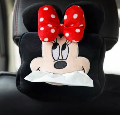Car Cartoon Plush Tissue Box-Mini-elastic