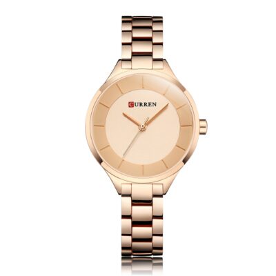 Women's Curren Watch-Rose Shell Rose Surface