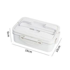 Wheat Straw Lunch Box-off-white