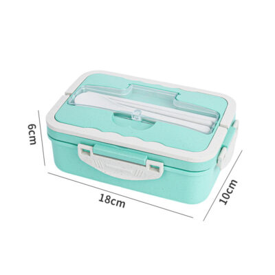 Wheat Straw Lunch Box-Light green
