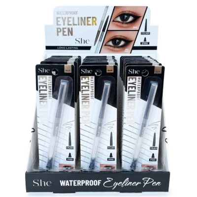 S.he Makeup Waterproof Eyeliner Pen Black