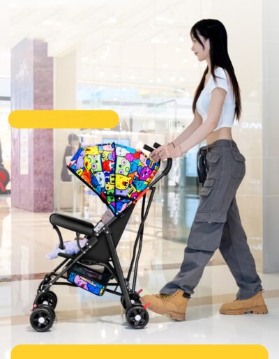 Baby Stroller-Elegant black