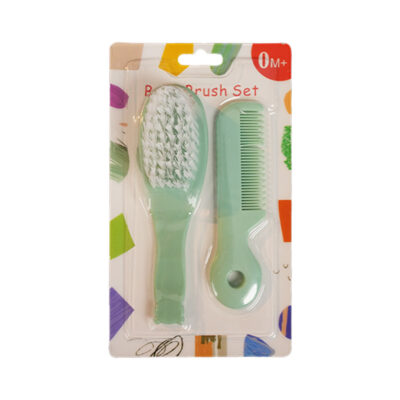 Baby Safety Comb/Brush-green