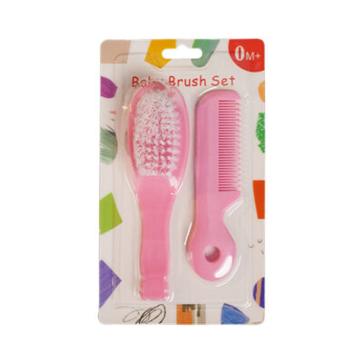 Baby Safety Comb/Brush-Pink