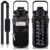 Sports Water Bottle Cup Cover-Black print